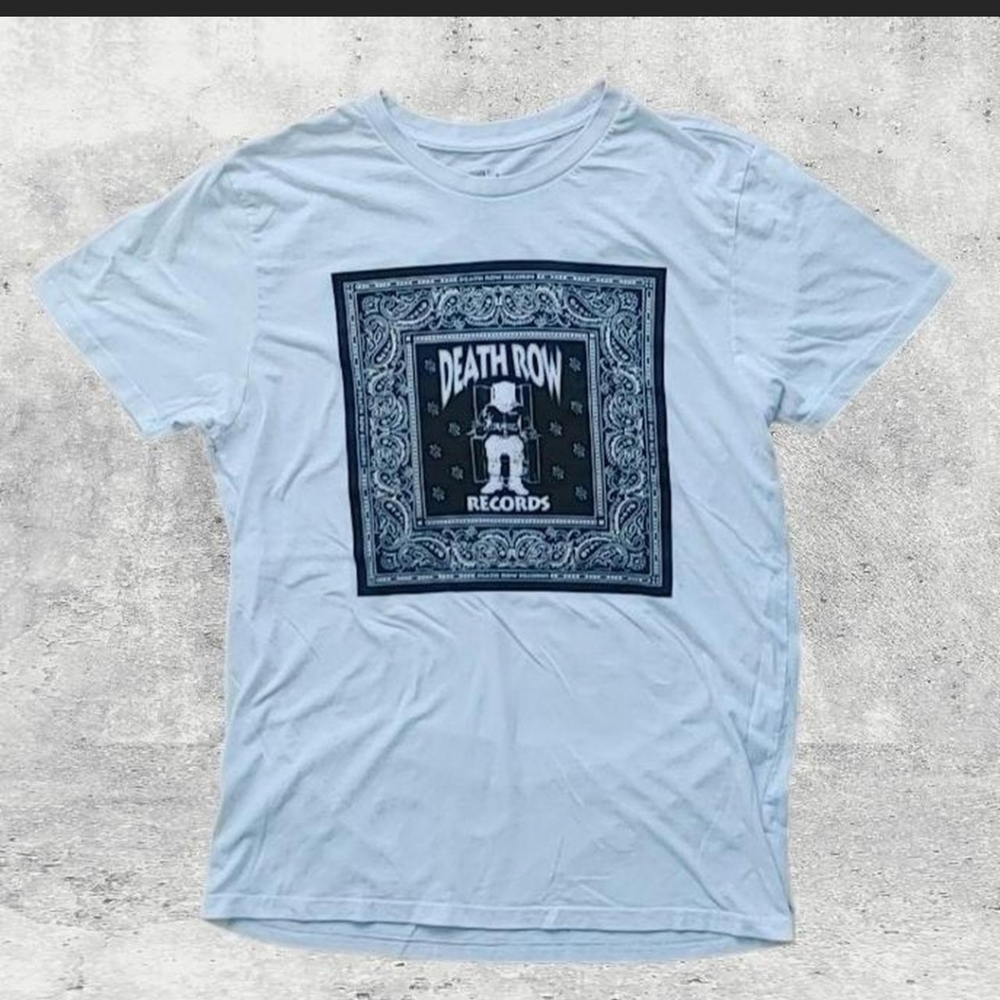 Death Row Records 30th Anniversary Graphic Tee Black Large L 2023 Rap Shirt